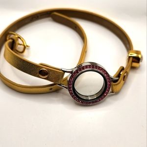 Wrap locket bracelet